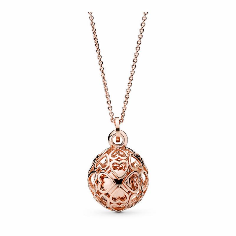 Coliere Pandora Rose™ Harmonious Inima Chime (kJTjIz3P)